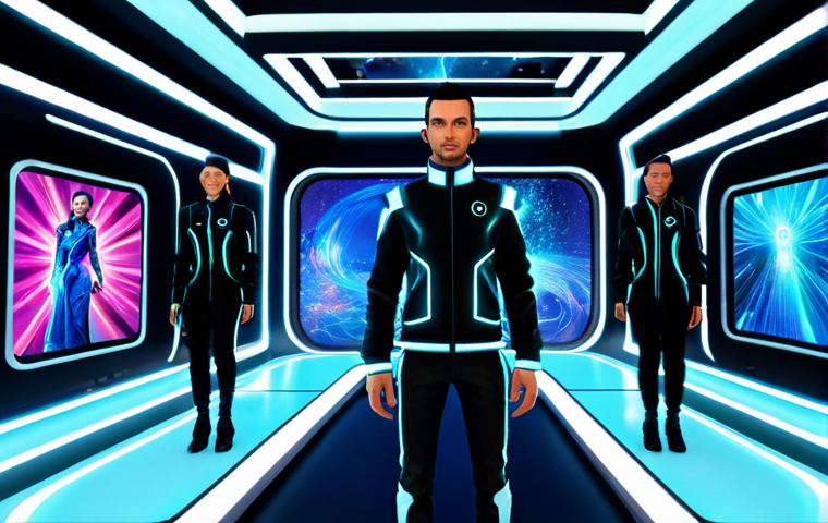 Metaverse Fashion Show**
"An avatar fully clothed in futuristic digital clothing, attending a virtual fashion show in a vibrant metaverse environment. The scene is filled with other avatars and holographic displays. Safe for work, appropriate content, fully clothed, perfect anatomy, correct proportions, family-friendly, digital art, high detail."
**